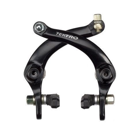 BRAKE - Tektro FRONT U Brake, BLACK , dimension: 30-47mm, coil spring, with 55mm pads 985.13, barrel