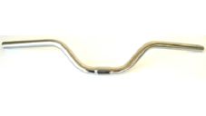 HANDLEBAR  25.4mm, 62cm Wide, 90mm Rise, CP  SILVER