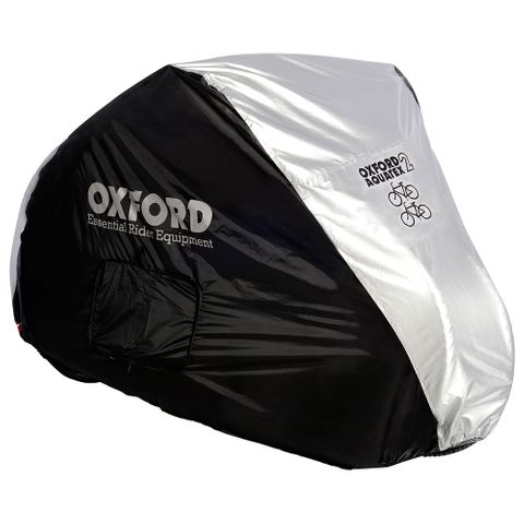 BIKE COVER  -  Oxford Aquatex - Outdoor Cover, Elasticated Bottom,  Double PU coating for optimal waterproofing,  for 2 Bicycles - Oxford Product - 200cm X 80cm X 110cm