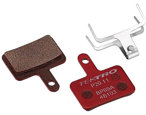 TEKTRO DISC BRAKE PADS - For ORION / AURIGA PRO / AURIGA E-TWIN, with return spring, Red, P20.11