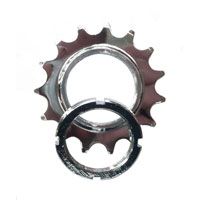 FIXED COG - Screw On, Cro-Mo, 1/8 x 15T, SILVER