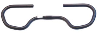 HANDLEBAR  25.4mm, 58cm Wide, Touring, Alloy, BLACK