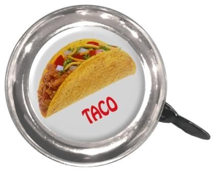 BELL - TACO, Steel, 55mm Diameter, Fits All Standard Handlebars, Clean Motion Swell Bell