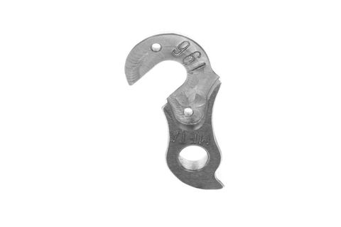 META CNC DERAILLEUR HANGER  - Model 196, Material 6061 T651 Aviation Aluminium, CNC Machined, Silver, De Rosa, Colnago