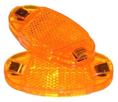 SPOKE REFLECTOR W/STEEL CLIP (Sold as a pair)