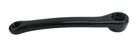 170mm - Left Diamond Taper Crank Arm - 30mm Offset, Steel, Black