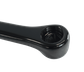 170mm - Left Diamond Taper Crank Arm - 30mm Offset, Steel, Black