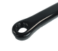 170mm - Left Diamond Taper Crank Arm - 30mm Offset, Steel, Black