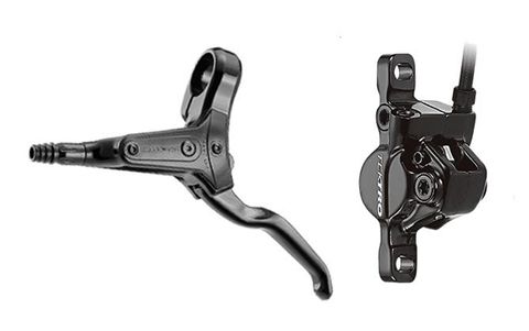 SEE 23786 - Hydraulic disc brake kit, TEKTRO, HD-M285R rear Lefthand, alloy caliper & lever,PRE BLED 1900mm hose ; black, w/o rotor, Post Mount