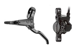 SEE 23786 - Hydraulic disc brake kit, TEKTRO, HD-M285R rear Lefthand, alloy caliper & lever,PRE BLED 1900mm hose ; black, w/o rotor, Post Mount