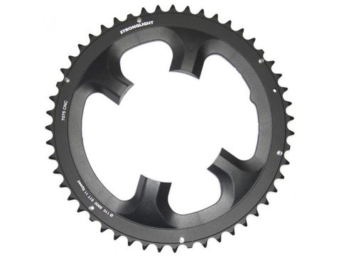 CHAINRING - ROAD "STRONGLIGHT", 50T, 7075 CNC Black  Shimano 5800 - 110mm BCD, 4 Arms for 11 Spd 273955