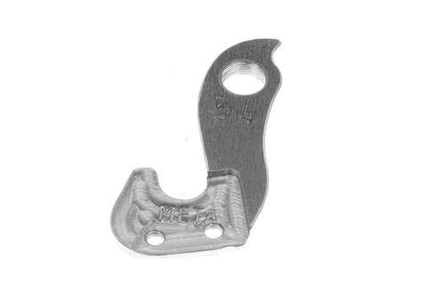 META CNC DERAILLEUR HANGER  - Model 54, Material 6061 T651 Aviation Aluminium, CNC Machined, Silver,  YETI (PILO D101)