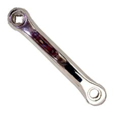 LH CRANK  160mm, Alloy - HIGH POLISHED SILVER