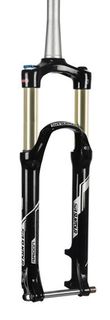 Suntour Fork  RAIDON DISC LOCKOUT 15MM Q\R 27.5 AIR SPRUNG 120MM BLK   (1-1/8 straight steerer)100mm spaced