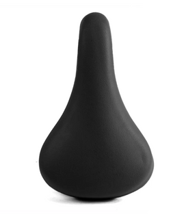 Saddle, JUNIOR vinyl top, plain black color,. L:240 W:130mm ,  Quality DDK product made in Taiwan
