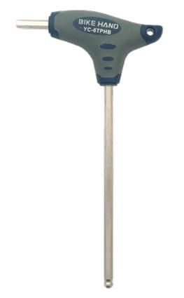 Allen key, T Handle, w/Ball end, 8mm