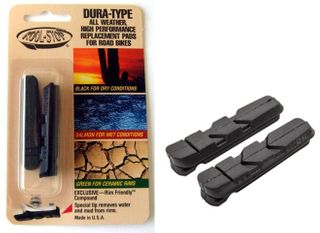 BRAKE PADS - KOOL STOP  DURA TYPE INSERT BLACK    KS-DURAB