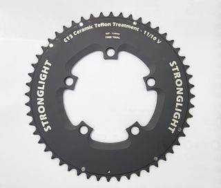 CHAINRING - STRONGLIGHT,   CLM - TIME TRIAL PLATEAU STANDARD  TYPE S / TT (CLM)  7075-T6  CT² (BLACK)  11/10 speed,  110BCD,  52T, 5 branches