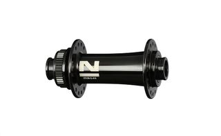 HUB "Novatec" Brand – FRONT - 15mm T/A BOOST (110mm OLD) - Centerlock disc - 32H - Sealed Bearings – Black - W/Novatec logo