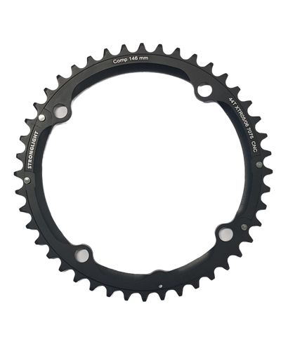 CHAINRING - MTB "STRONGLIGHT", 44T, 7075 CNC Black Shimano XTR 05/06 - 146mm BCD, 4 Hole for 9 Spd