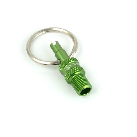 VALVE MULTI TOOL - GREEN - (F/V to A/V Converter + A/V & F/V Remover on Keyring) - By,schulz