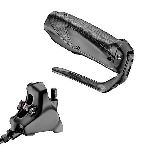 TRP TT Hydraulic Brake - LEVER & CALIPER SET - Caliper and Left Hand Lever for handlebar dia between 22 - 24mm: HD-T910