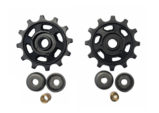 Jockey wheel replacement kit for RD-M350/T350 rear derailleur. Quality Tektro part