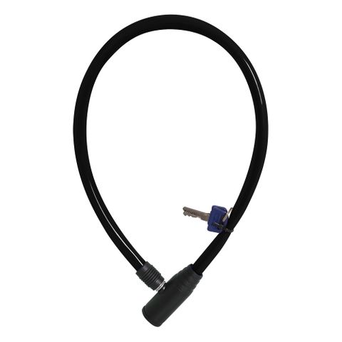 LOCK - Hoop4 Cable Lock 4mm X 600mm, BLACK  - Oxford Product