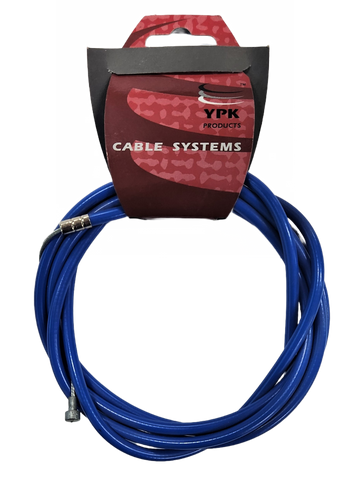 BRAKE CABLE - Universal INNER & OUTER, Galvanised with 2P Liner Low Friction Polymer, Length 70" x 75" (1900mm), BLUE