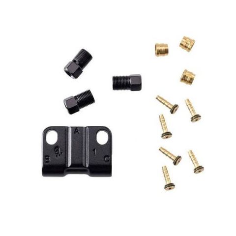 Tektro  Hose connector kits for twin brake, w/ connectors (Splitter)
