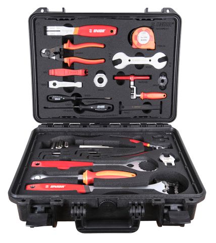 Unior Set of Tools 34 pcs - PRO Home Set -  Incls Hardcase 629070   Professional Bicycle tools, quality guaranteed