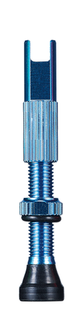 CHEPARK Tubeless  Valves,  L: 40mm, BLUE qty 2,  lightweight, high-end bike component