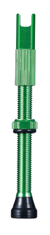 CHEPARK Tubeless  Valves,  L: 40mm, GREEN qty 2,  lightweight, high-end bike component
