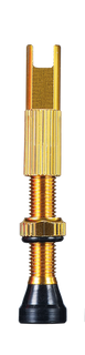 CHEPARK Tubeless  Valves,  L: 40mm, GOLD qty 2,  lightweight, high-end bike component