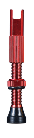 CHEPARK Tubeless  Valves,  L: 40mm, RED qty 2,  lightweight, high-end bike component