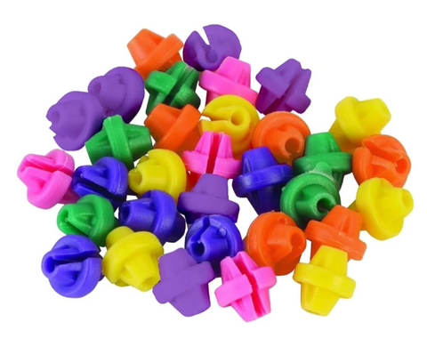 SPOKE DECORATIONS - Spokie Dokies, COLOUR Beads, Multi Colour, 36 pieces