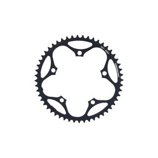 ROAD CHAINRING, STANDARD TYPE S - 5083 BLACK, 9/10 speed, 130 BCD Outer.52T, 5 arms, A Quality Stronglight product, CHAINRING - 267073 (Does NOT have Pickup Points)