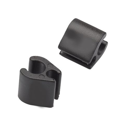 Cable organiser for E-Bike wiring, Nylon, BLACK, open type, 3 & 5mm, sold individually