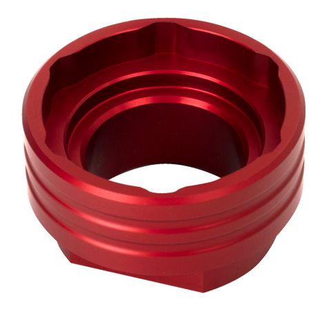 UNIOR - Bottom Bracket Socket - E13 chainring/spider lockring and cassette lockring tool - Anodized Red - 629358