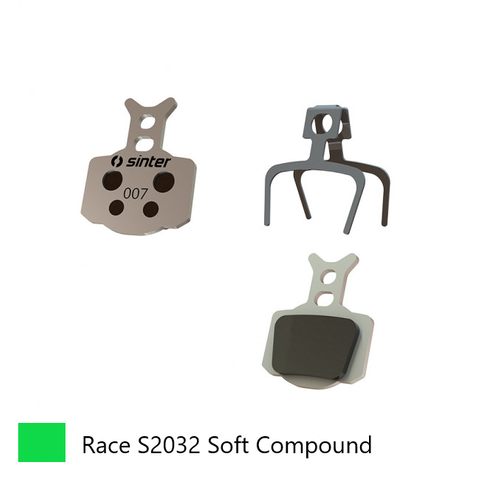 BRAKE DISC PADS - MTB premium RACE pads (extra bite), GREEN, Formula RO Racing | T1 Racing | R1 Racing | R1 | C1 | CR3 | T1 | RO | Mega etc  Quality Sinter product Made in Slovenia