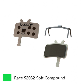 BRAKE DISC PADS - MTB premium RACE pads (extra bite), GREEN, "Avid Juicy  3, 5, 7 | Carbon | Ultimate | BB7 Mechanical"  Quality Sinter product Made in Slovenia