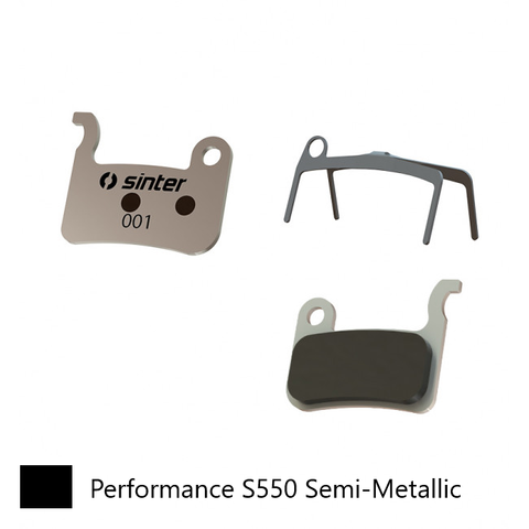 BRAKE DISC PADS - MTB premium performance pads, BLACK, Shimano A type | TRP | 
XTR BR-M975 | BR-M966 | BR-M965 | XT BR-M776 | BR-M775 | BR-M765 etc Quality Sinter product Made in Slovenia