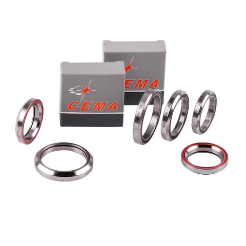 SEALED BEARING, HEADSET, 1 1/2" or 1.5   Dia.52.0 mm ID 40.0 x 7 mm, angle: 45 degree x 45 degree,Chrome Steel, Quality CEMA bearing