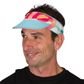 HALO ULTRALITE VISOR  -  one size fits all, "Halo Sweat Seal, channels sweat away" -  SUNRISE
