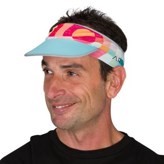 HALO ULTRALITE VISOR  -  one size fits all, "Halo Sweat Seal, channels sweat away" -  SUNRISE