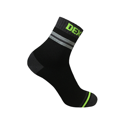 SOCKS Pro Visibility Cycling X- Large (12.5-14 Men's US), DEXSHELL, 3 layer construction, COOLMAX FX inners, waterproof membrane, windproof, 2 x REFLECTIVE bands on cuff
