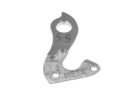 META CNC DERAILLEUR HANGER  - Model 55, Material 6061 T651 Aviation Aluminium, CNC Machined, Silver, Pinarello