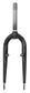 20" Trike Fork Black