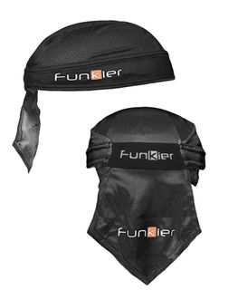 BANDANA  -  FUNKIER ADRIA 100% Polyester, BLACK, MEDIUM
