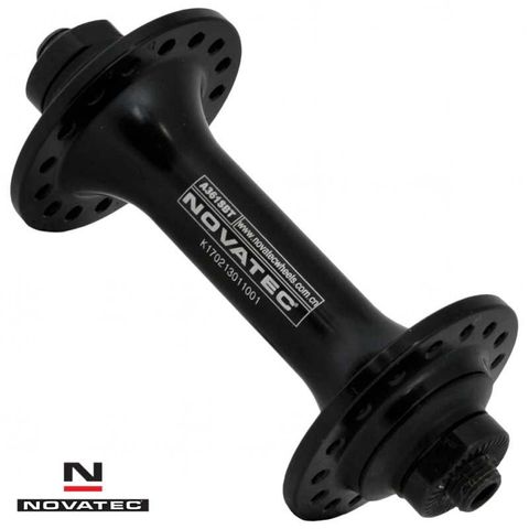 HUB  NOVATEC, sealed bearing,  Front, Q/R, Road,  Alloy BLACK 32H (100mm OLD)